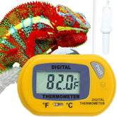 SunGrow reptile digital thermometer display shows accurate readings for terrarium monitoring