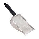 SunGrow Reptile Sand Scoop with fine mesh net for precise substrate sift in enclosures.