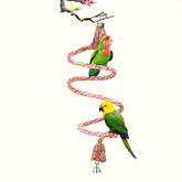 SunGrow Rope Perch 59-inch spiral in bright colors inspires climbing and exploration
