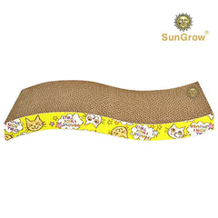 SunGrow Scratcher Board side view highlighting lightweight, reversible design for easy repositioning