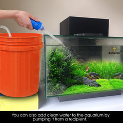 SunGrow siphon nozzle net with wide intake to avoid fish disturbance