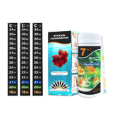 SunGrow test kit bottle with strips for quick aquarium water checks