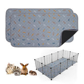 Sunheir guinea pig pee pad 2-pack with waterproof backing protects floors