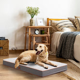 Sunheir orthopedic dog bed large overview highlights egg foam support and plush comfort.