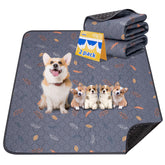Sunheir Washable Dog Pee Pad 2-Pack—a wide view showing reusable, leak-resistant training pads.