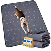 Sunheir washable pee pad dog top view—large 48x48 for easy training