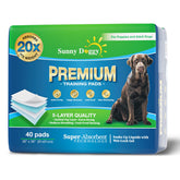Sunny Doggy pee pad extra-large 36x36 package for large dogs and home training.