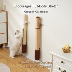 SUNRUI self-grooming brush integrated at base supports daily brushing.