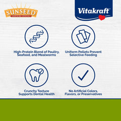 Sunseed Vita Prima Hedgehog Food pellets close-up showing uniform texture for balanced meals.