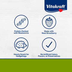 Sunseed Wigglers & Berries treats in a bowl for easy hedgehog snacking.