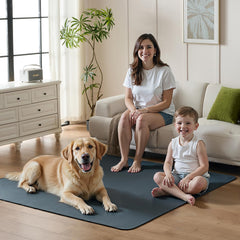 Sunsleek 65x48 soft-top view highlights paw-friendly comfort during training.