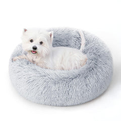 SunStyle Home calmed-dog-bed-plush-fabric offers cozy, secure sleep for pets.