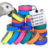 Super Bird Creations Fatty Bagels cardboard-core demonstrate durable parrot enrichment in action