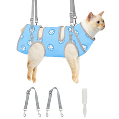 Supet cat grooming hammock nail clipping: soothing wrap for stress-free nail trims