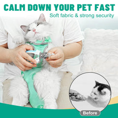 Supet Cat Grooming Hammock demonstrates quiet, noise-free grooming for calm nail clipping.