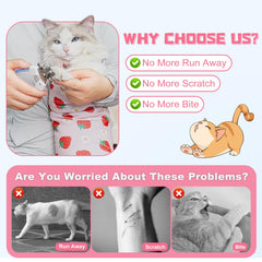 Supet Cat Wrap self-adhesive quiet design aids silent grooming