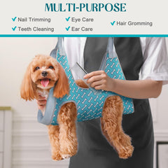 Supet hammock shows secure strap and carabiner for steady grooming.