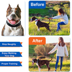 Supet dog prong collar nylon cover provides extra protection during training sessions