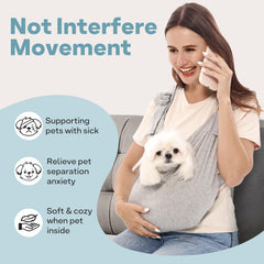 Supet hands-free sling clip supports secure, hands-free adventures with your pet.