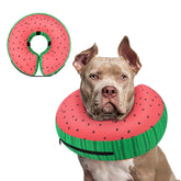 Supet inflatable donut collar front view providing gentle neck protection after surgery