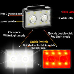 SUPPENGUIN 200m visibility range ensures distant spotting on trails and roads