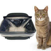Supple Home waste drawer liners inside the litter box-robot 3-4 for tidy waste management.