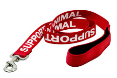 Support Pets Official ESA Leash shows bold 'Emotional Support' text for quick recognition.