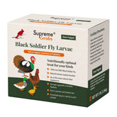 Supreme Grubs black soldier fly larvae 5lb bag; protein-rich chicken treat supports molting