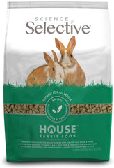 Supreme Petfoods Science Selective House Rabbit Food ready to serve in a bowl promotes dental health.