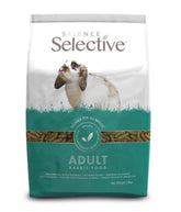 Supreme Petfoods Science Selective rabbit bag front view highlighting high-fiber nutrition for healthy digestion.