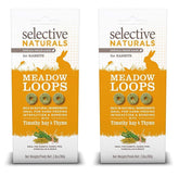 Supreme Petfoods Meadow Loops 2-pack front view highlighting natural ingredients for small pets.