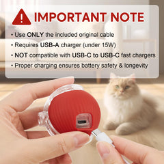 SUPVOL toy blue mode active for energetic dogs and cats