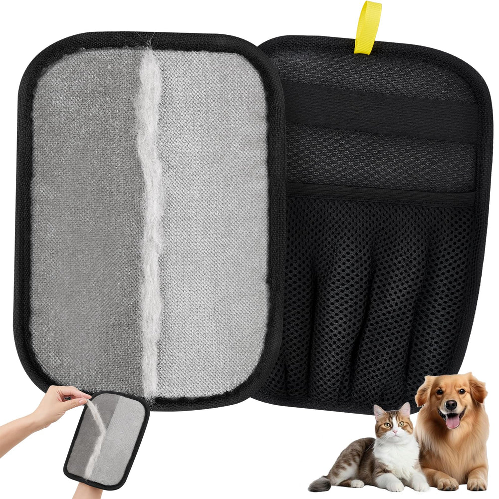 SUPVOL two-pack pet hair removal gloves for quick home cleanup