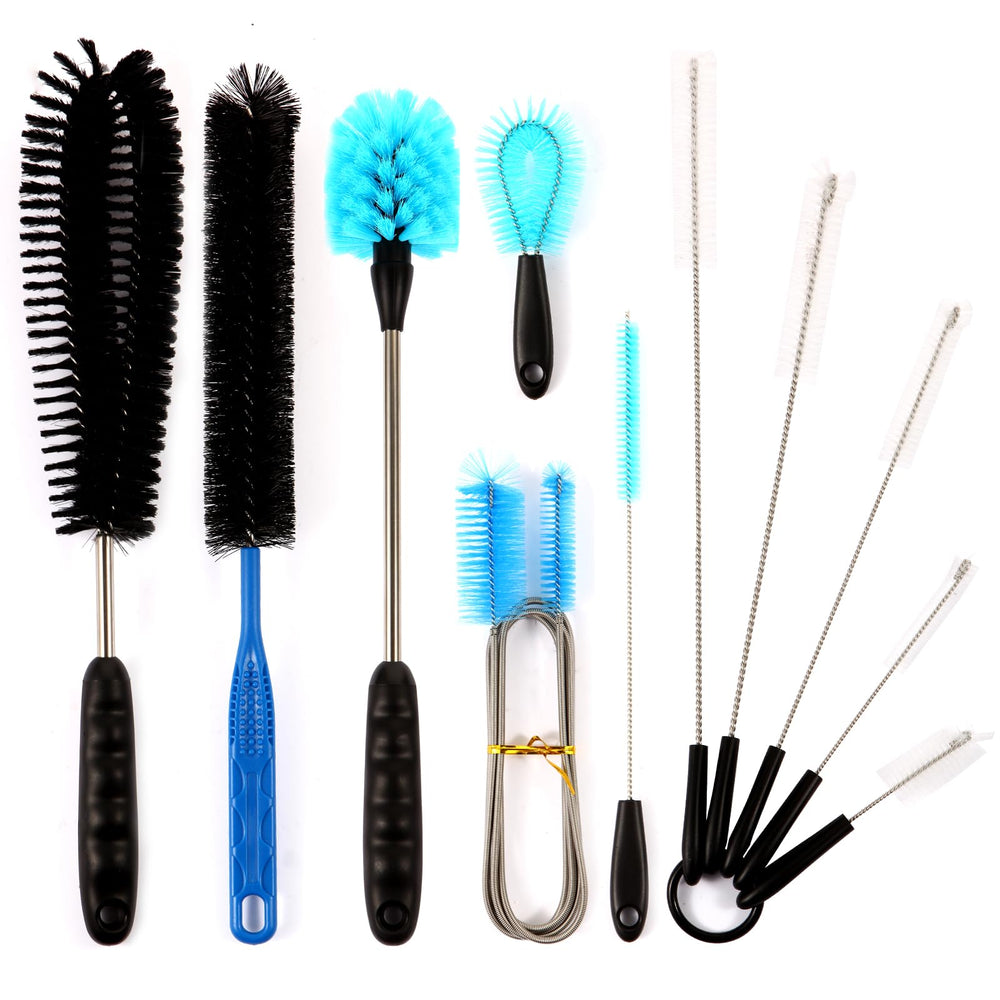 Suseg 11in1 fish tank brush set with varied heads for thorough cleaning