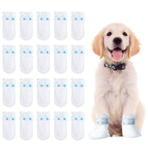 Suxgumoe disposable dog boots packaging shows 20 pack convenience for outdoor paws