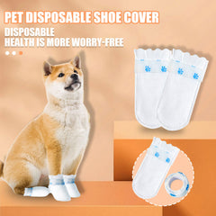 Suxgumoe white large dog boots on outdoor footwear scene highlight breathable material