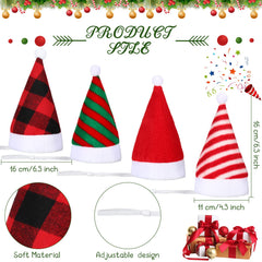 Svee velvet Christmas cat hat, soft and skin-friendly for pets