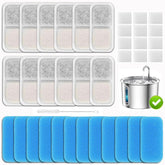 Svrinlio cat fountain filters 12-pack ensures clean, fresh-tasting water for pets.