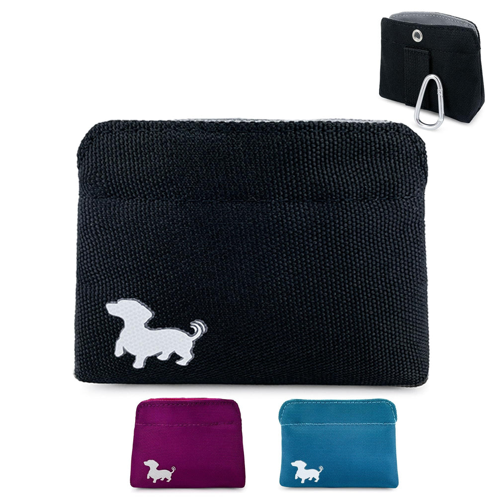 Swaggly extra-small dog treat pouch with magnetic closure for quick rewards on walks.
