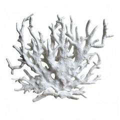 SwandTanpand white coral ornament enhances small tanks with vibrant reef-like appeal.