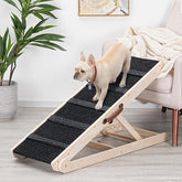 SweetBin dog ramp bed folded, ultra-compact storage for easy under-bed stowaway.
