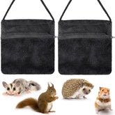 Sweetude sugar glider bonding pouch closeup shows soft flannel material for comfort.