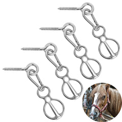 Swess horse tie ring 4-set pack for stable mounting and training.