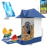 Swingers Smart Bird Feeder camera front view for outdoor use.