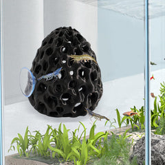 Swirge betta habitat dome ornament showing coral-stone texture for natural-looking tank decor