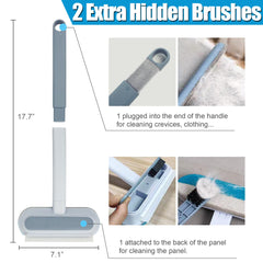 SWJDQS pet hair removal tool lifts fur from fabrics with ease.