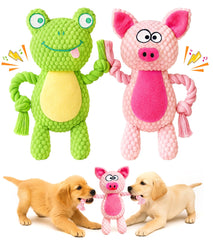 Swooflia pig crinkle toy for small dogs—sensory fetch play