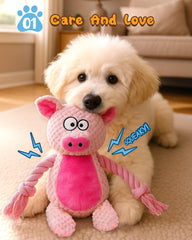 Swooflia pig squeaky toy for puppies—ongoing engagement