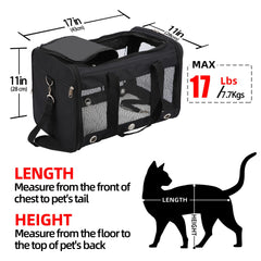 SWUVVI soft-sided carrier with open entrance for easy loading