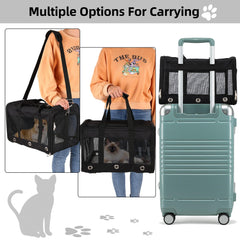 SWUVVI soft-sided carrier under-seat fit for airline use